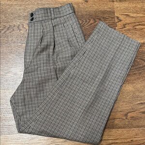 Women's Checkered Trousers